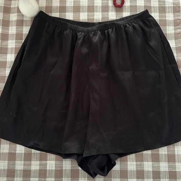 Daily Drills Pants - daily drills black satin shorts
